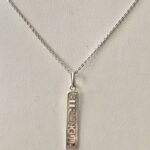 Sterling Silver 'Strength' Pendant Necklace - Image 2